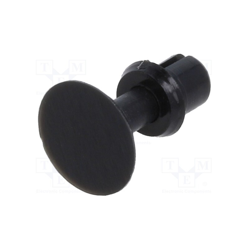 10 pcs x DREMEC - 8G415V20269 - Rivet, polyamide, L.rivet: 3.5mm, Panel cutout diam: 3.1mm, black