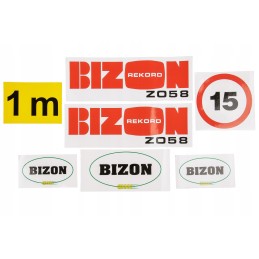 Bison Z058 Record combine harvester stickers