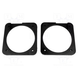 1 set x BASSER - DMVOLV01 - Spacer ring, MDF, 130mm, Volvo, impregnated, 2pcs.