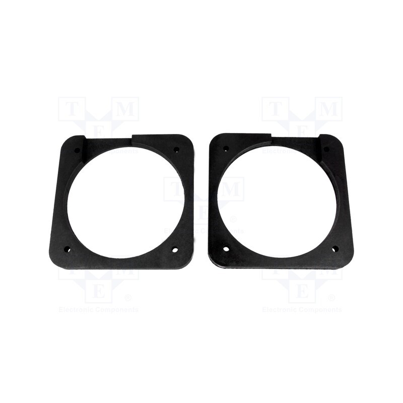 1 set x BASSER - DMVOLV01 - Spacer ring, MDF, 130mm, Volvo, impregnated, 2pcs.