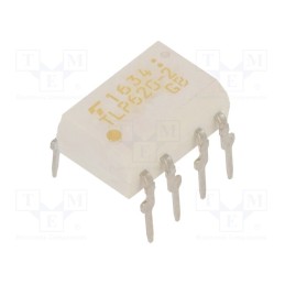 1 pcs x TOSHIBA - TLP620-2(F) - Optocoupler, THT, Ch: 2, OUT: transistor, Uinsul: 5kV, Uce: 55V, DIP8