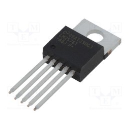 1 pcs x TEXAS INSTRUMENTS - LM2576T-ADJ/NOPB - IC: PMIC, DC/DC converter, Uin: 4÷40VDC, Uout: 1.23÷37VDC, 3A, Ch: 1