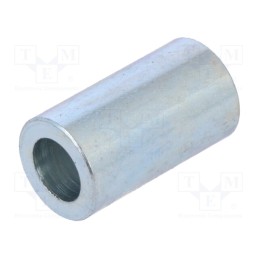 10 pcs x DREMEC - 3210/6.2X18 - Spacer sleeve, 18mm, cylindrical, steel, zinc, Out.diam: 10mm
