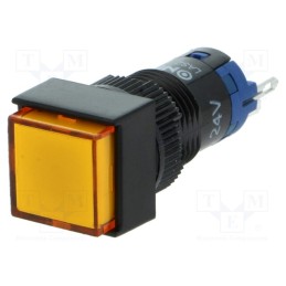 1 pcs x ONPOW - LAS2F-11/24/O - Switch: push-button, Pos: 2, SPDT, 0.5A/250VAC, 1A/24VDC, ON-(ON)