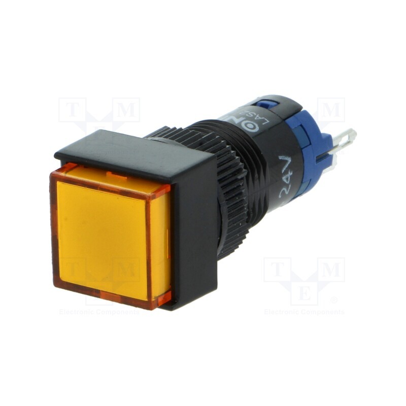 1 pcs x ONPOW - LAS2F-11/24/O - Switch: push-button, Pos: 2, SPDT, 0.5A/250VAC, 1A/24VDC, ON-(ON)