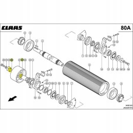 Claas jaguar 800 pulley conical ring