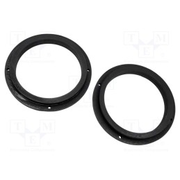 1 set x BASSER - DMCHEV04 - Spacer ring, MDF, 165mm, Chevrolet, impregnated, 2pcs.