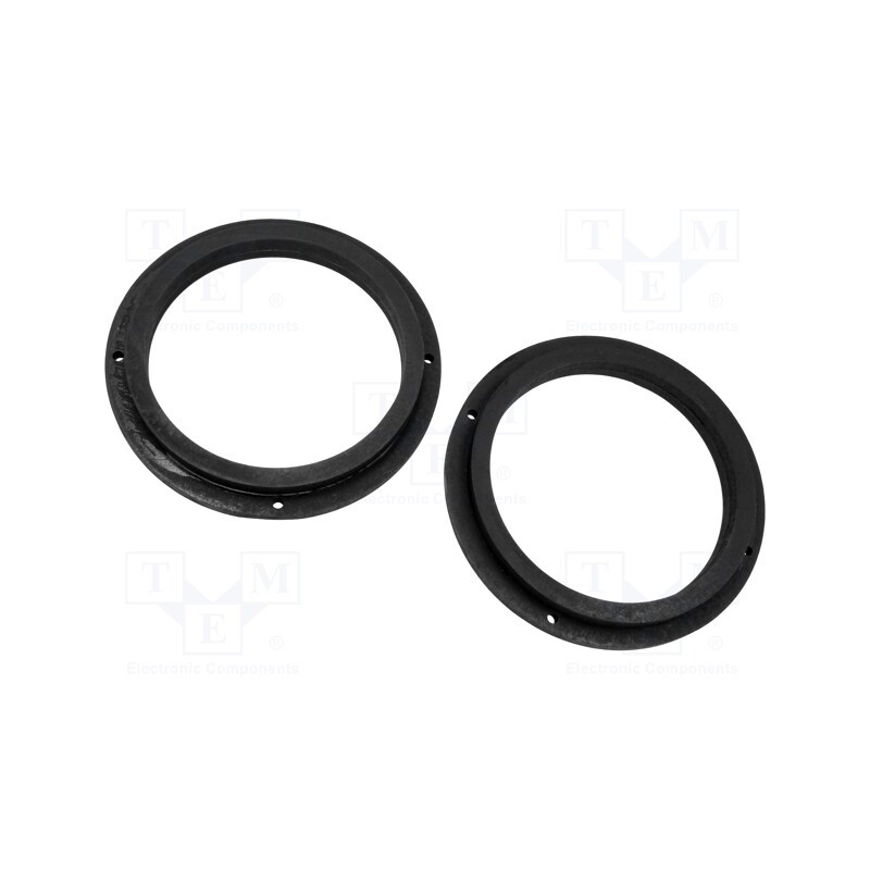 1 set x BASSER - DMCHEV04 - Spacer ring, MDF, 165mm, Chevrolet, impregnated, 2pcs.