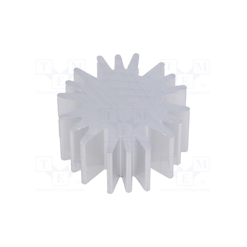1 pcs x FISCHER ELEKTRONIK - SK58510AL - Heatsink, LED, Ø: 20mm, H: 10mm, 6.3K/W