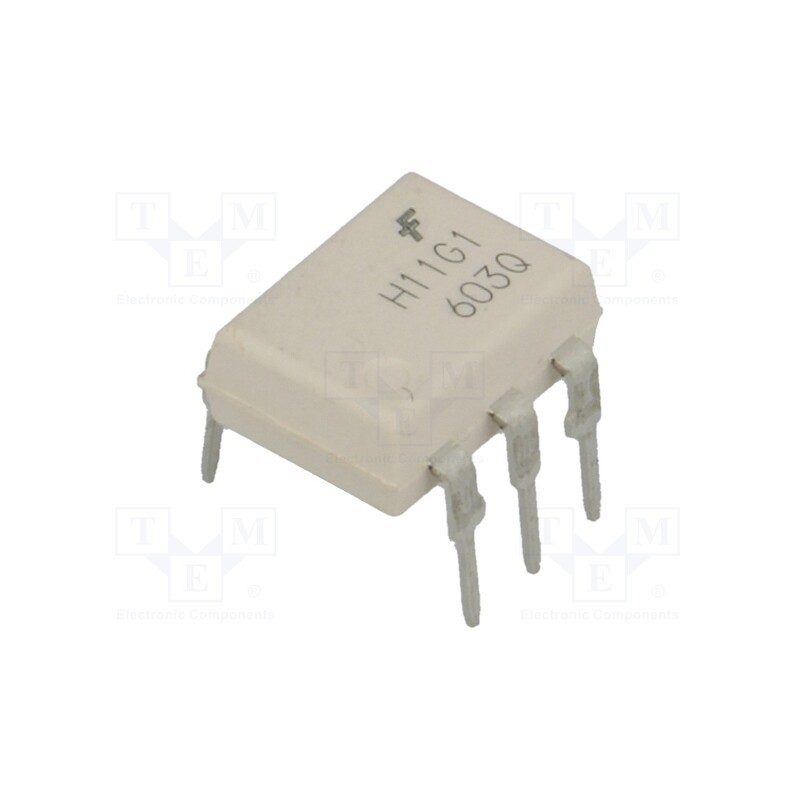 1 pcs x ONSEMI - H11G1M - Optocoupler, THT, Ch: 1, OUT: transistor, Uinsul: 4.17kV, Uce: 100V