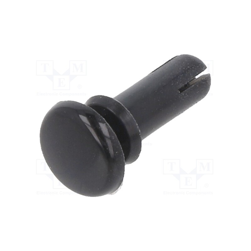 10 pcs x KEYSTONE - 3450 - Rivet, polyamide, Rivet diam: 4mm, L.rivet: 10mm, black