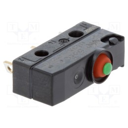 1 pcs x ZF - DC3C-A1AA - Microswitch SNAP ACTION, 0.1A/250VAC, without lever, SPDT, Pos: 2