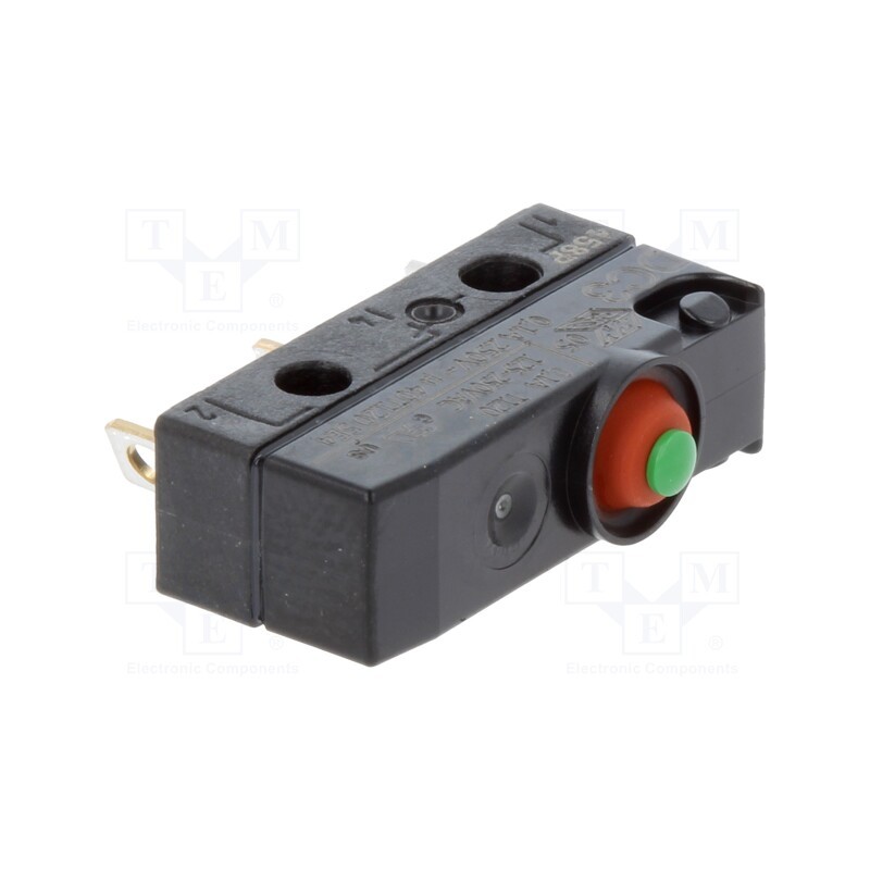 1 pcs x ZF - DC3C-A1AA - Microswitch SNAP ACTION, 0.1A/250VAC, without lever, SPDT, Pos: 2