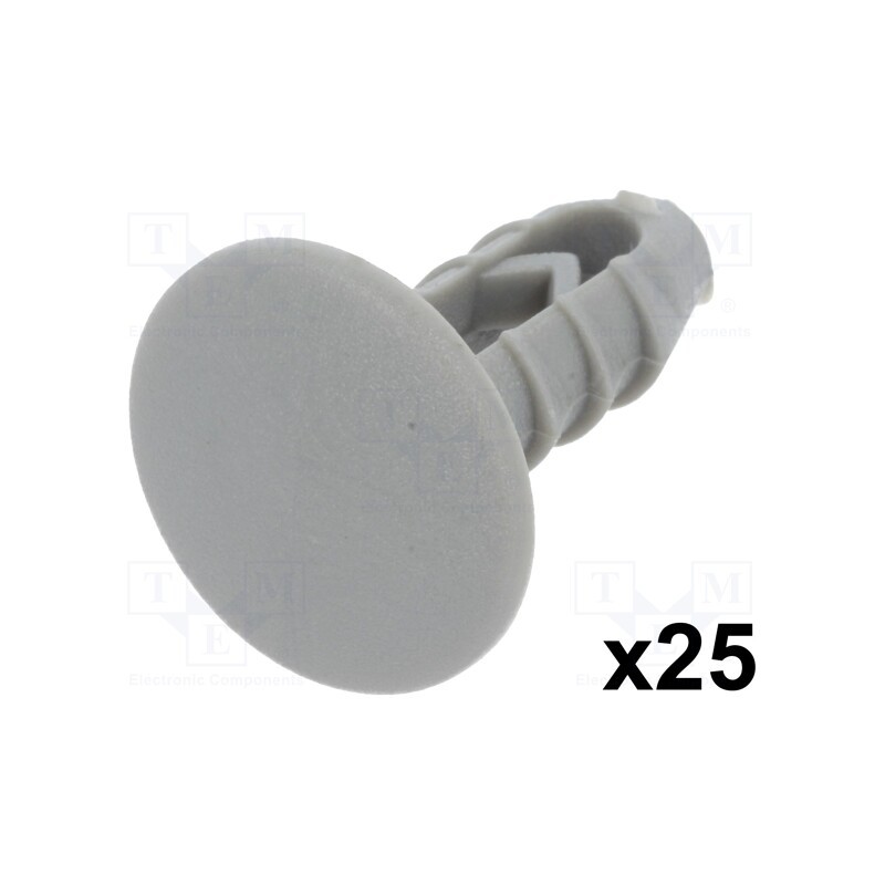 1 pcg x ROMIX - 10067 - Trim clip, 25pcs, Alfa Romeo,Fiat,Lancia, L: 20.3mm, polyamide
