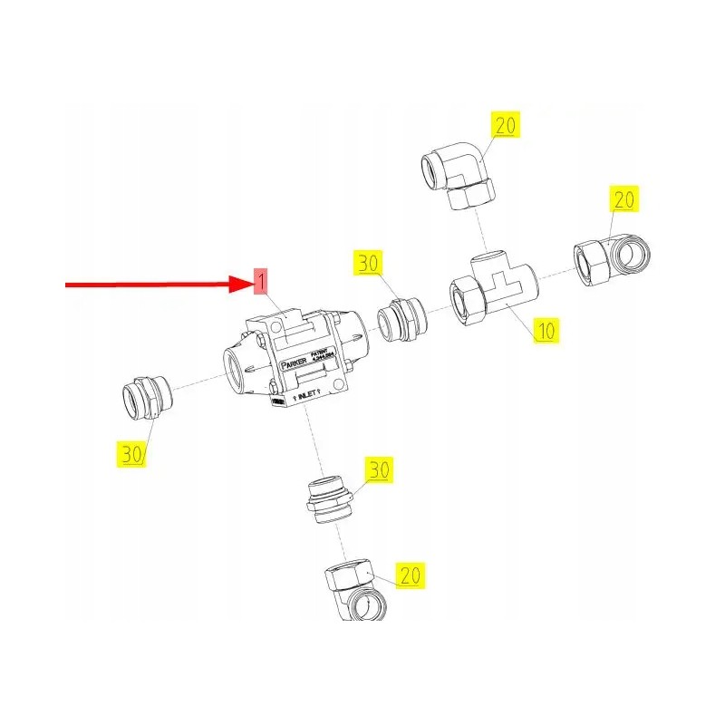 101887080 parker hydraulic thermostat