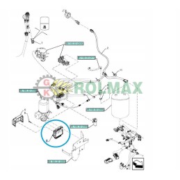 New holland t6 t7 t8 controller 48166466 51429624