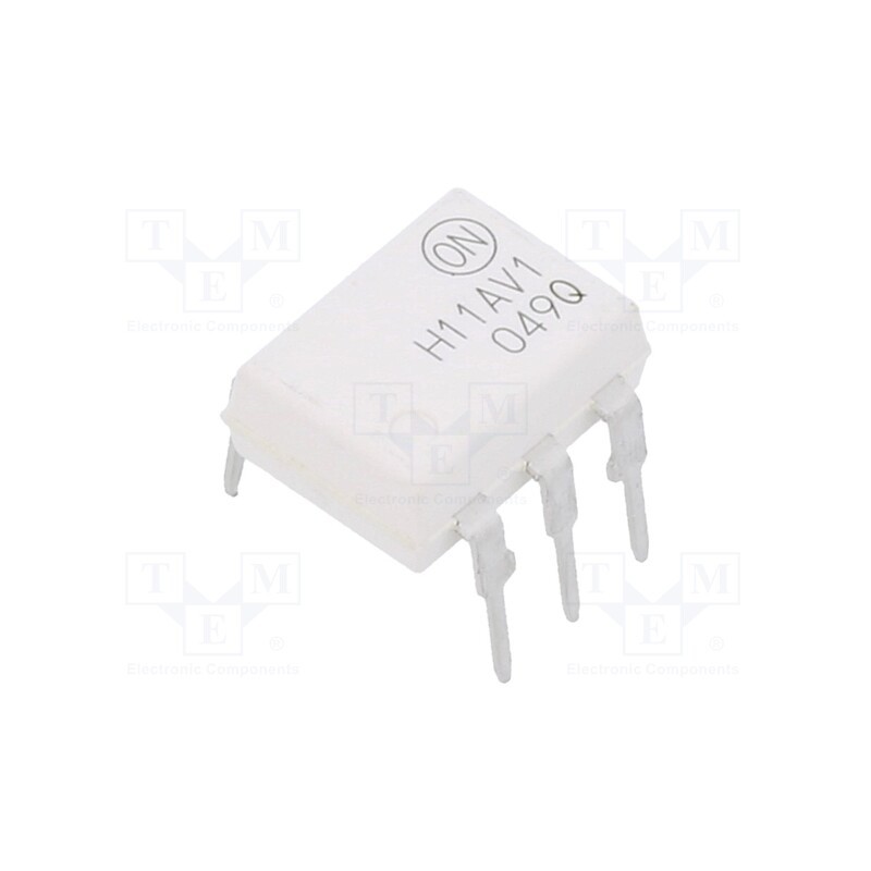 1 pcs x ONSEMI - H11AV1M - Optocoupler, THT, Ch: 1, OUT: transistor, Uinsul: 4.17kV, Uce: 70V
