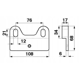 Claas Tucano Medion 613017 scythe head button