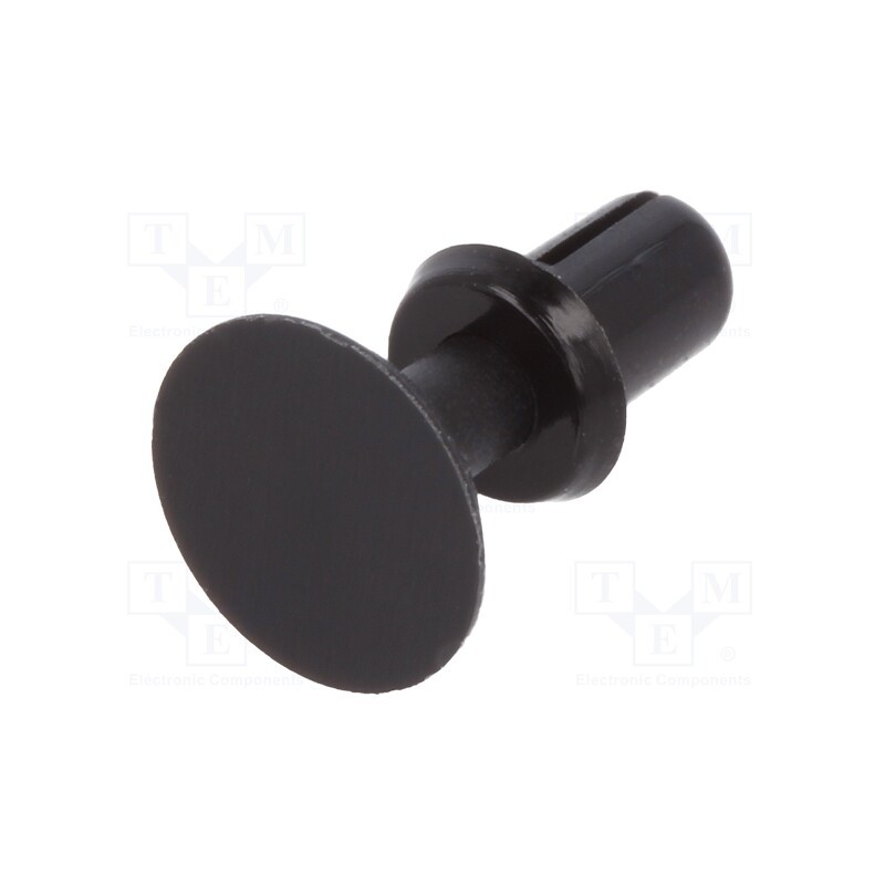 10 pcs x DREMEC - 8G4033.0X3.0B - Rivet, polyamide, L.rivet: 4.5mm, Panel cutout diam: 3.1mm, black