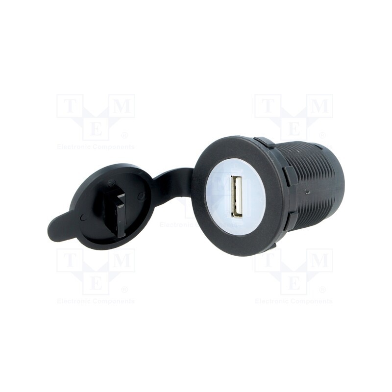 1 pcs x SCI - A13-194A-BB3 - USB power supply, USB A socket, Sup.volt: 12÷24VDC, 5V/2.1A