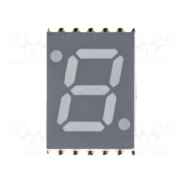 1 pcs x OPTO Plus LED - OPS-S2811YG-GW - Display: LED, 7-segment, 7mm, 0.28', No.char: 1, yellow-green, 7mcd