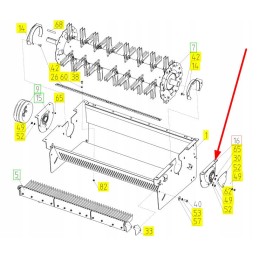 100057824 shredder shaft cover