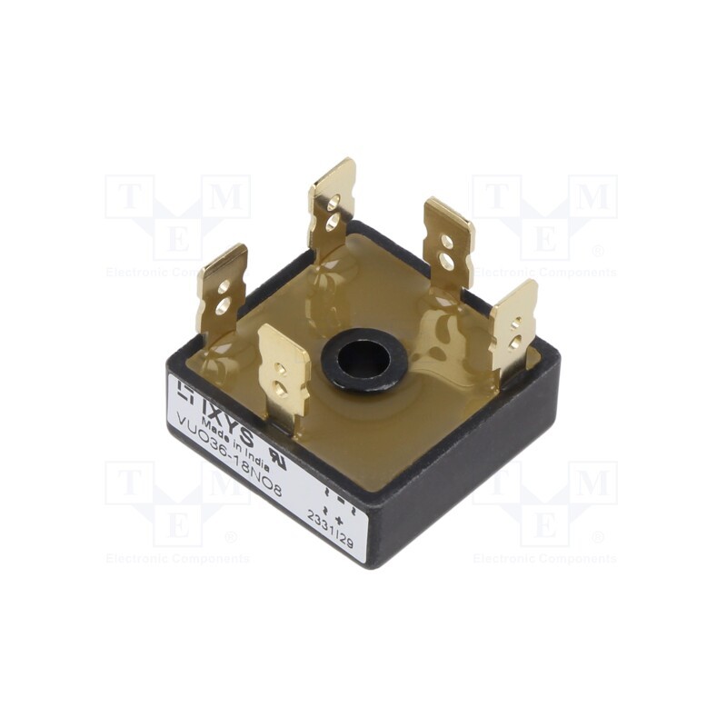 1 pcs x IXYS - VUO36-18NO8 - Bridge rectifier: three-phase, Urmax: 1.8kV, If: 27A, Ifsm: 550A