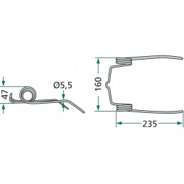 Reel finger bent 52589819750