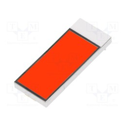 1 pcs x DISPLAY ELEKTRONIK - DE LP-511-R - Backlight, DE117, LED, Dim: 29x11.8x2.5mm, red, 22.1x10mm, 700cd/m2