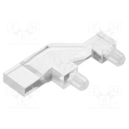 1 pcs x MENTOR - 1273.1001 - Fiber for LED, rectangular, 2x5mm, No.of mod: 1, Front: flat