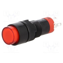 1 pcs x ONPOW - LAS3Y-11/6/R - Switch: push-button, Pos: 2, SPDT, 0.5A/250VAC, 1A/24VDC, ON-(ON)