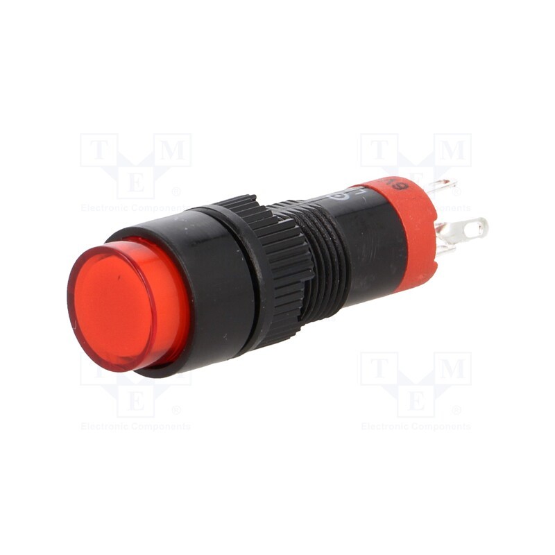 1 pcs x ONPOW - LAS3Y-11/6/R - Switch: push-button, Pos: 2, SPDT, 0.5A/250VAC, 1A/24VDC, ON-(ON)