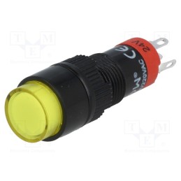1 pcs x ONPOW - LAS3Y-11/24/Y - Switch: push-button, Pos: 2, SPDT, 0.5A/250VAC, 1A/24VDC, ON-(ON)