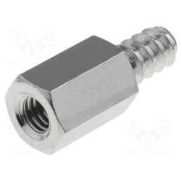 10 pcs x DREMEC - 216ST4.2X10 - Screwed spacer sleeve, 10mm, Int.thread: M4, Ext.thread: ST4,2