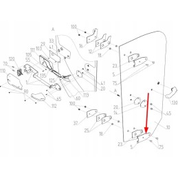 102007362 door glass hinge