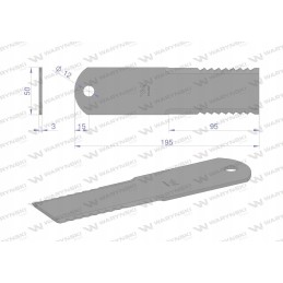 Fixed knife straw chopper forage harvester 195x50x3