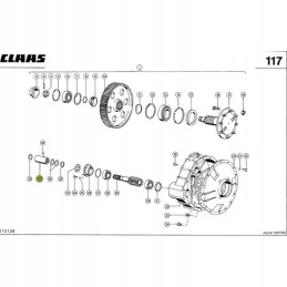 Claas jaguar friction clutch 9852072 9852072