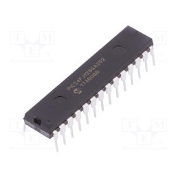 1 pcs x MICROCHIP TECHNOLOGY - PIC24FJ128GA202-I/SP - IC: PIC microcontroller, 128kB, I2C x2,I2S x3,SPI x3,UART x4
