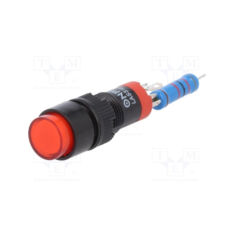 1 pcs x ONPOW - LAS3Y-11/230/R - Switch: push-button, Pos: 2, SPDT, 0.5A/250VAC, 1A/24VDC, ON-(ON)