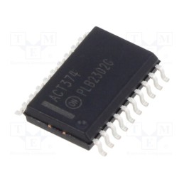 1 pcs x ONSEMI - MC74ACT374DWG - IC: digital, 3-state,octal,D flip-flop, Ch: 8, TTL, ACT, SMD, SOIC20
