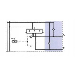 Plug replacing the danfoss pvg32 pvla overflow valve