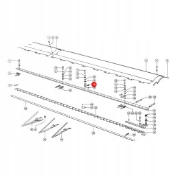 Claas 676236 scythe clamp 0 units