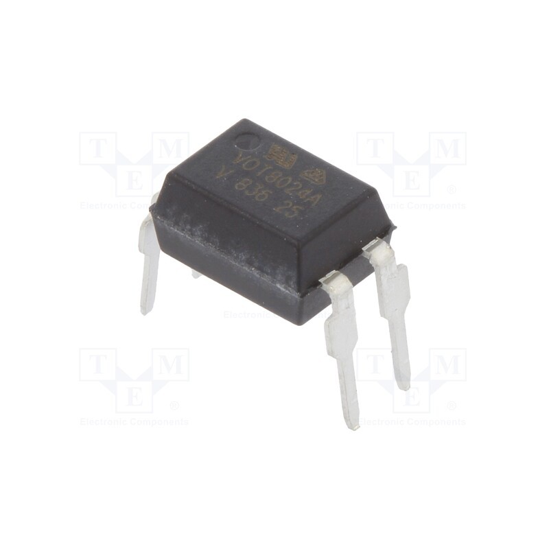 1 pcs x VISHAY - VOT8024AD - Optotriac, 5.3kV, triac,zero voltage crossing driver, DIP4, Ch: 1