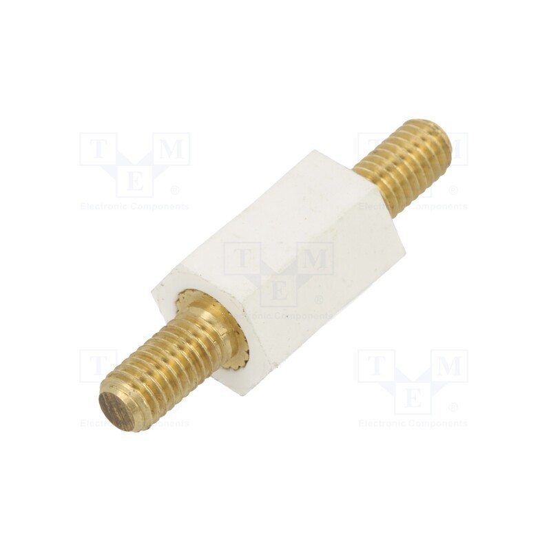 10 pcs x DREMEC - 4188X15 - Insulating sleeve, L: 15mm, UL94V-2, Mat: polyamide, Body: white