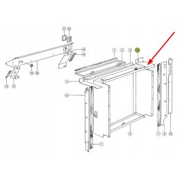 608756 0 radiator housing mounting
