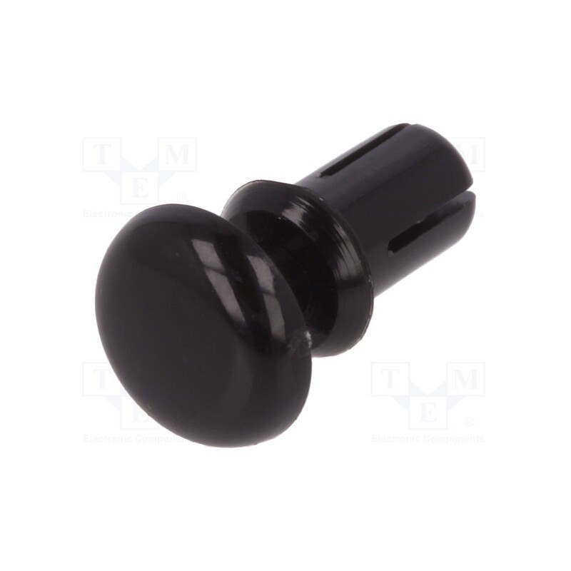 10 pcs x DREMEC - 8G4023.5X4.1B - Rivet, polyamide, L.rivet: 5.5mm, Panel cutout diam: 3.6mm, black