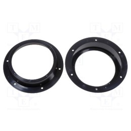 1 set x 4CARMEDIA - RAM-20.505/K - Speaker frame, 165mm, Audi,VW,Škoda, Audi Q3 (8U) 2011-&gt,2018