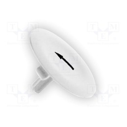 1 pcs x SCHNEIDER ELECTRIC - ZBA334 - Actuator lens, 22mm, Harmony XB4, Actuator colour: white