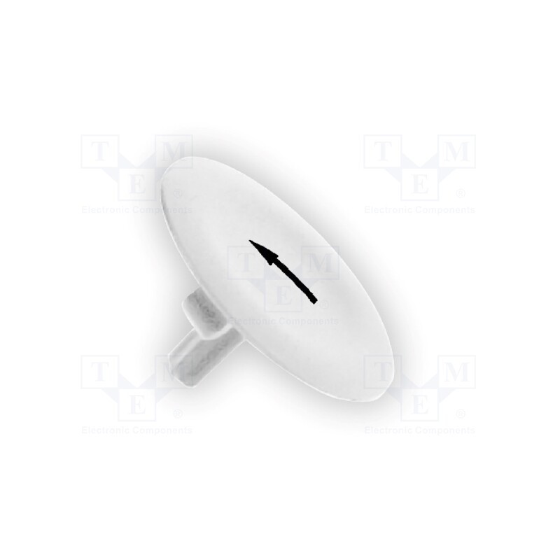 1 pcs x SCHNEIDER ELECTRIC - ZBA334 - Actuator lens, 22mm, Harmony XB4, Actuator colour: white