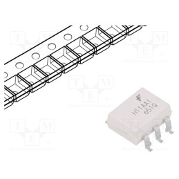 1 pcs x ONSEMI - H11AA1SR2M - Optocoupler, SMD, Ch: 1, OUT: transistor, Uinsul: 7.5kV, Uce: 100V
